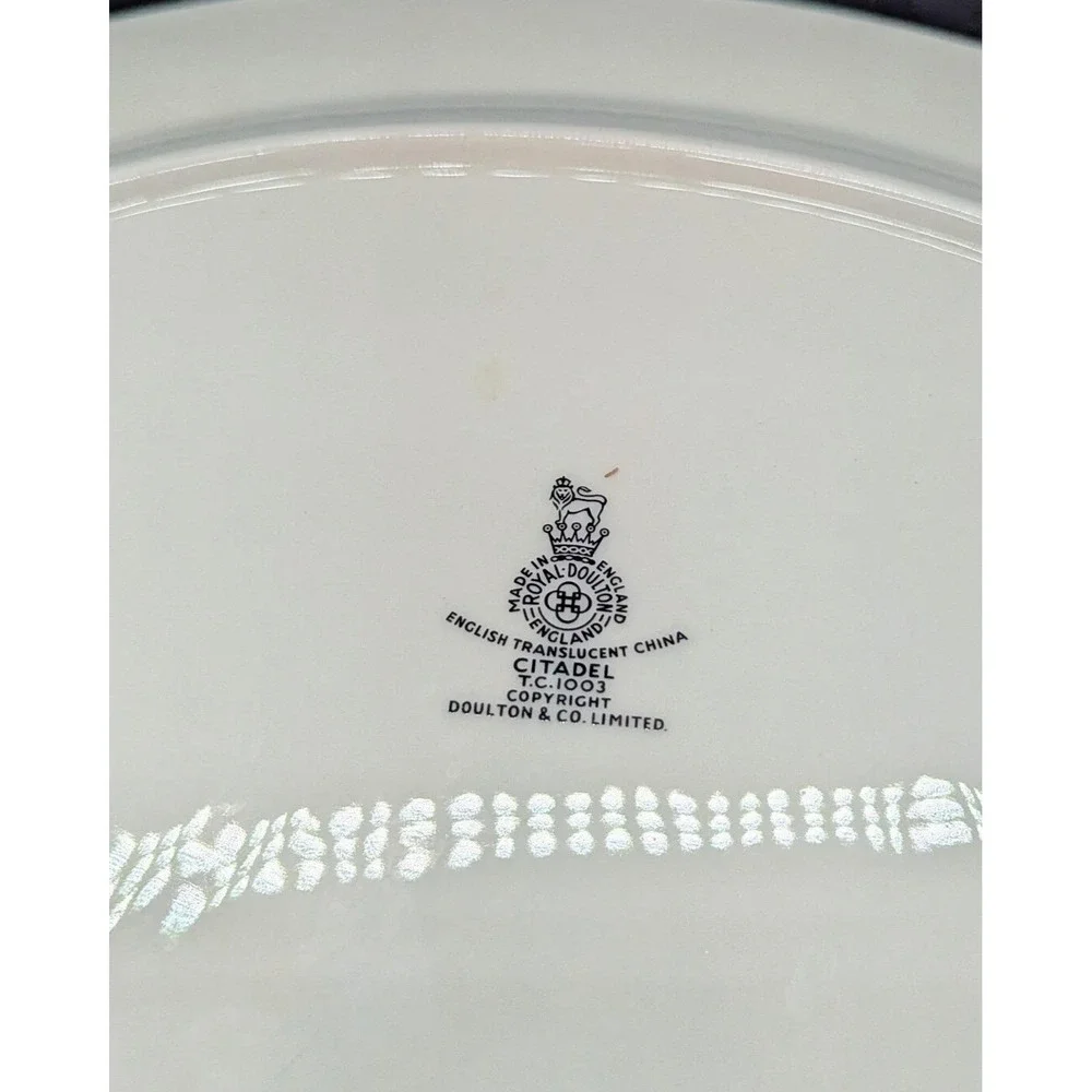 Vintage Royal Doulton Citadel Oval Serving Platter 553054 13.25